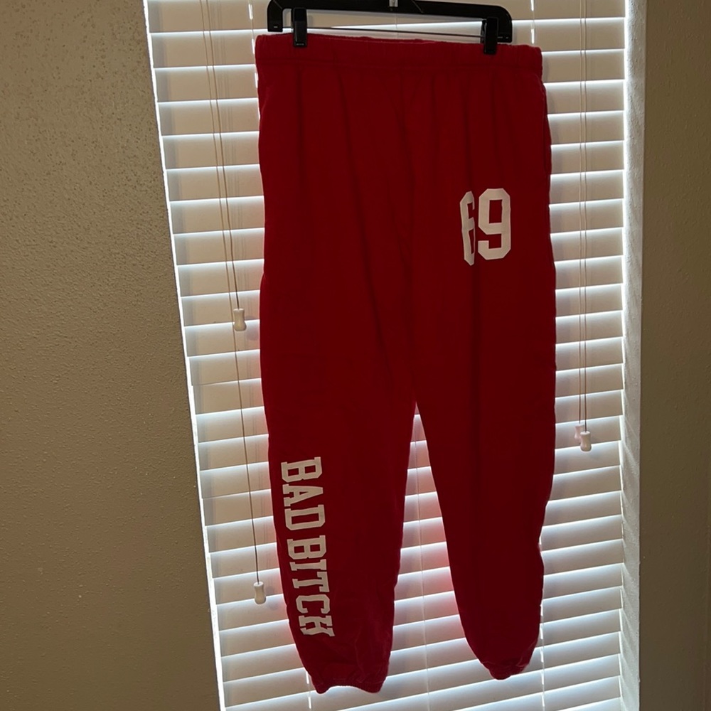 Red Joggers